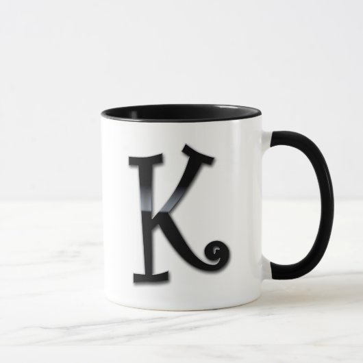 Black Gloss Monogram - K Mok (Rechts)