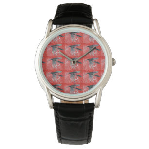"Black Gnat" natte vlieg, vliegende vliegende vlie Horloge