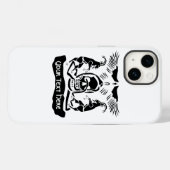 Black Goat Corrupt Trinity Crest Case-Mate iPhone Case (Achterkant (horizontaal))