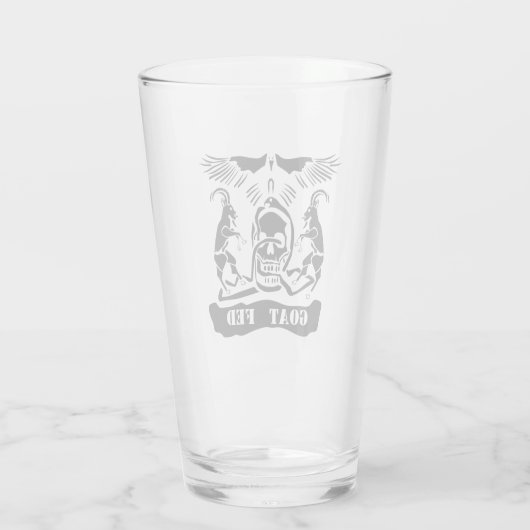 Black Goat Corrupt Trinity Crest Glas (Achterkant)