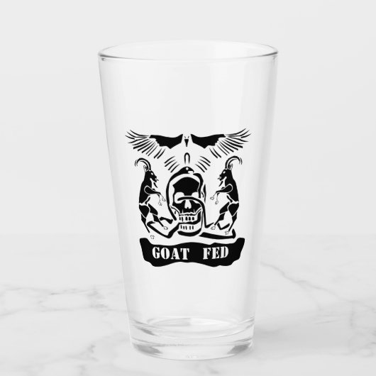 Black Goat Corrupt Trinity Crest Glas (Voorkant)
