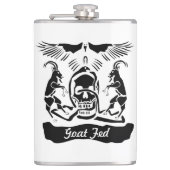Black Goat Corrupt Trinity Crest Heupfles (Voorkant)