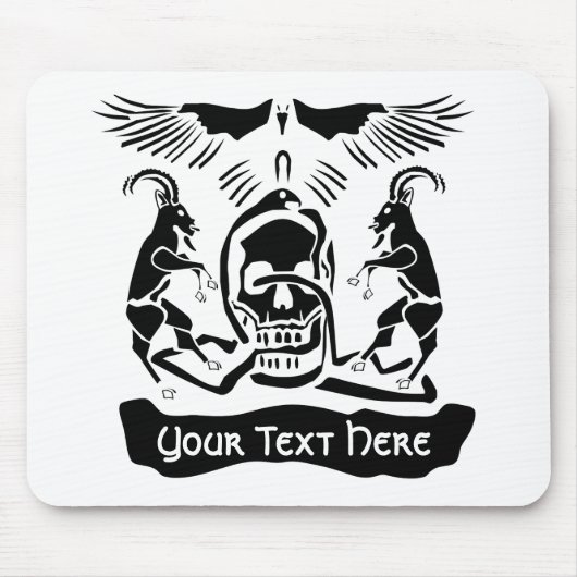 Black Goat Corrupt Trinity Crest Muismat (Voorkant)