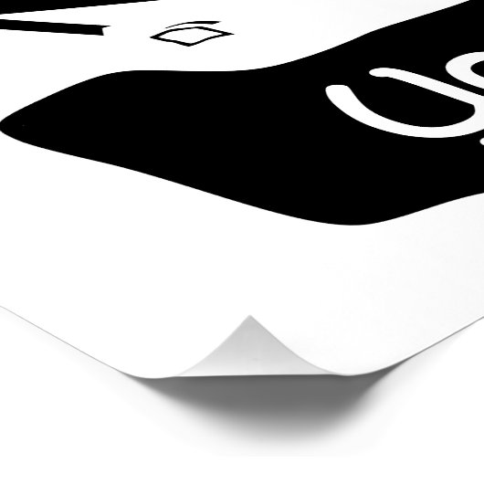 Black Goat Corrupt Trinity Crest Poster (Hoek)