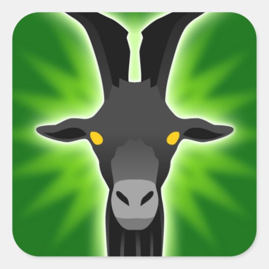 Black Goat sticker (Voorkant)
