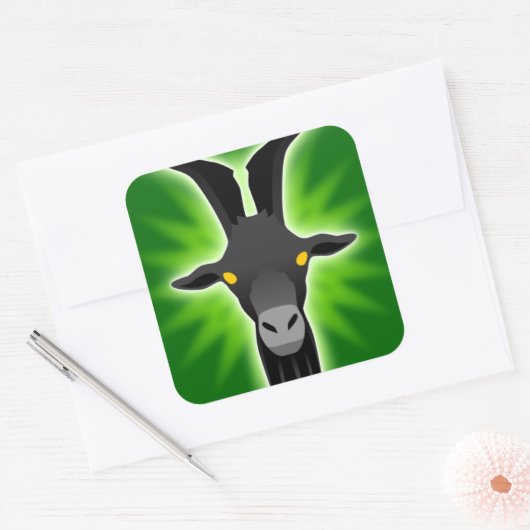 Black Goat sticker (Envelop)