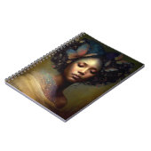 Black Goddess Fantasy Art Notitieboek (Linkerzijde)