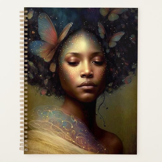 Black Goddess Fantasy Art Planner (Voorkant)
