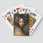 Black Goddess Fantasy Art Pokerkaarten (Achterkant)