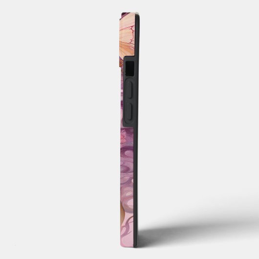 Black Goddess Pink Paars Fantasy Art Case-Mate iPhone Case (Achterkant / Links)