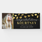 Black Gold 2023 Afstuderen fotobanner Spandoek (Horizontaal)