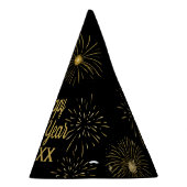 Black Gold 2023 New Year's Eve Party Hat Feesthoedjes (Rechts)