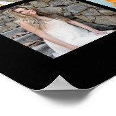 Black Gold 24 Photo Collage Afstuderen Poster (Hoek)