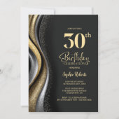 Black Gold 30e verluierfeest Kaart (Voorkant)