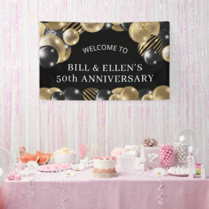 Black Gold 50e verjaardag Welkom Spandoek