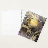 Black Gold Abstract Planner genoemd (Display)