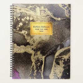 Black Gold Abstract Planner genoemd