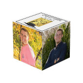 Black & Gold AFSTUDEERDER 4-fototoetsenbord Kubus (Achter hoekig)