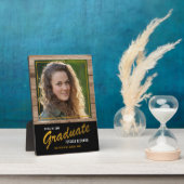 Black Gold Afstuderen Foto Keepomwille Brown Wood Fotoplaat (Zijkant)