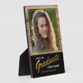 Black Gold Afstuderen Foto Keepomwille Brown Wood Fotoplaat (Zijkant)