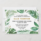 Black & Gold Afstuderen Klasse van 2021 Foto Yard Kaart (Achterkant)