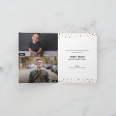 Black Gold Afstuderen script en nu foto's Afstudee Aankondiging (Binnen)