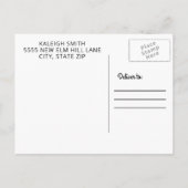 Black Gold Afstuderen Trunk Party Uitnodiging Briefkaart (Achterkant)