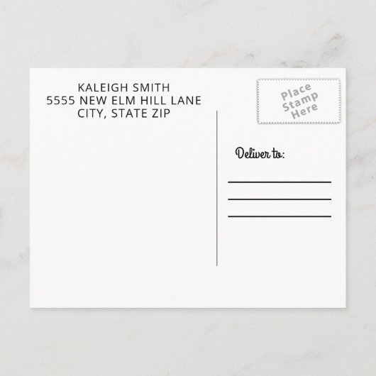 Black Gold Afstuderen Trunk Party Uitnodiging Briefkaart (Achterkant)