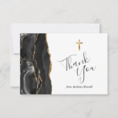 Black Gold Agaat Eerste Communie Bedankt (Voorkant)