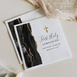 Black Gold Agaat Eerste Heilige Communie Servet