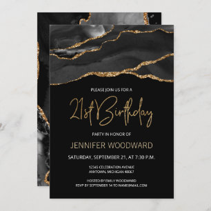 Black Gold Agate 21e verjaardag