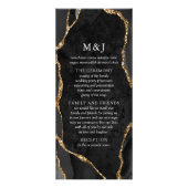 Black & Gold Agate Programma (Voorkant)