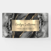 Black Gold Agate Spandoek (Horizontaal)