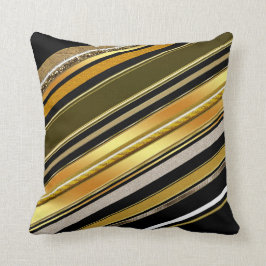 Black Gold Art Deco Style Cushion Pillow Kussen