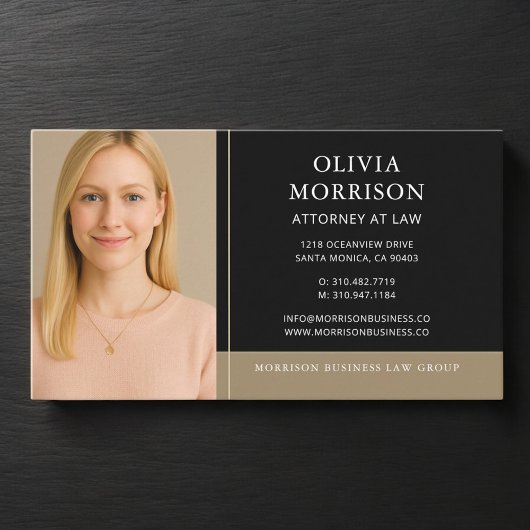 Black Gold Attorney at Law Photo Visitekaartje