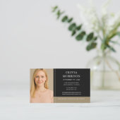 Black Gold Attorney at Law Photo Visitekaartje (Staand voorkant)