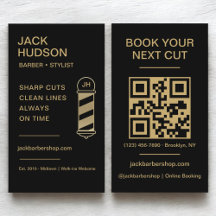 Black Gold Barbershop Kapsel QR-code