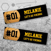 Black Gold Basketball-team Bumpersticker