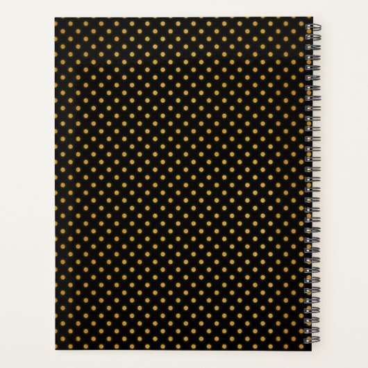 Black Gold Beach Paard Planner (Achterkant)