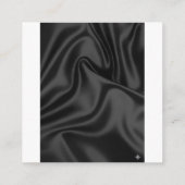 Black & Gold Birthday Invitation Informatiekaartje (Achterkant)