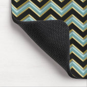 Black Gold Blauwgroen ZigZag Muismat (Hoek)