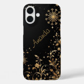 Black Gold Bloom Case-Mate iPhone Case (Achterkant)