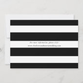 Black Gold Blush Pink Waterverf Floral Wedding Save The Date (Achterkant)