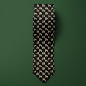 Black & Gold Boeren Tractor Stropdas