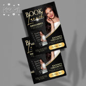 Black & Gold Book Release Auteur en flyer