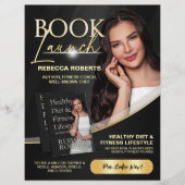 Black & Gold Book Release Auteur en flyer (Voorkant)