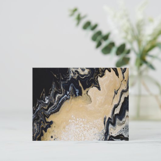 Black Gold Briefkaart (Staand voorkant)