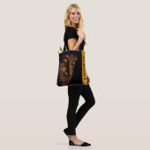 Black Gold Buddha Tote Bag (Op model)