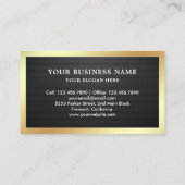 Black Gold Bugs Verwijdering ongediertebestrijding Visitekaartje (Achterkant)