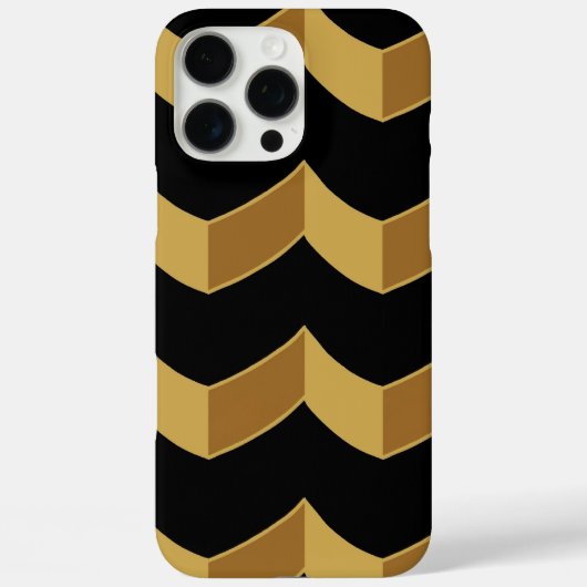 Black Gold Case-Mate iPhone Case (Achterkant)